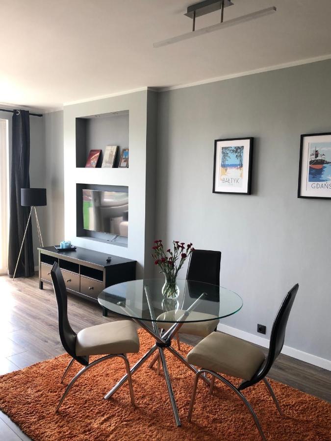 Apartament Brzezno Danzica Esterno foto